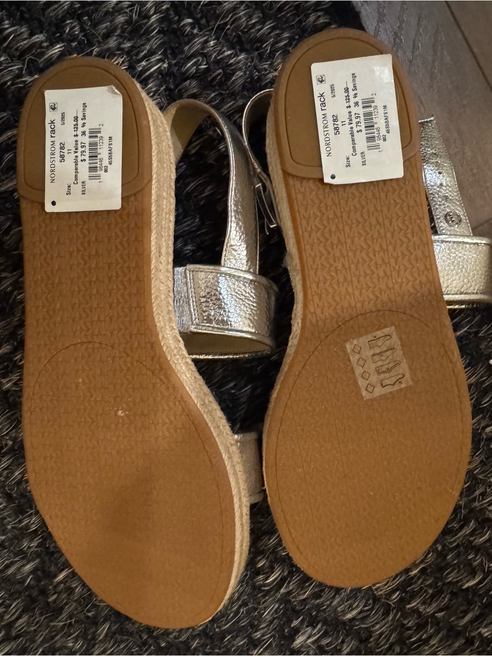 MICHAEL Michael Kors Espadrille Platform Slide Sandals - Picture 5 of 5